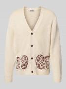 Gebreid jack met V-hals