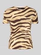 Gebreid shirt met ronde hals, model 'EYELAH'