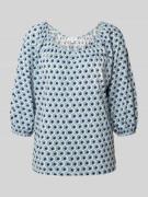 T-shirt met 3/4-mouwen