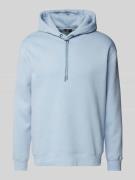 Hoodie met ribboorden, model 'Swift'