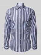 Slim fit zakelijk overhemd met knoopsluiting