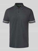 Slim fit poloshirt van zuiver katoen, model 'POLOZONE'