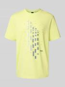 Regular fit T-shirt van katoenmix, model 'GRX ZONE'