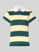 Regular fit poloshirt met blinde knoopsluiting