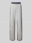 Wide fit sweatpants met elastische band