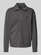 Regular fit sweatjack van katoenmix, modell 'FUTURE'