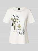 Regular fit T-shirt van puur katoen