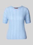 Boxy fit gebreide pullover van mohairmix, model 'TERZO'