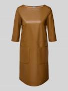 Smalle jurk in kunstleerlook