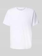 Regular fit T-shirt van katoenmix, model 'ASPEN'