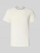 Regular fit T-shirt van katoenmix
