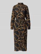 Midi-jurk met blousekraag, model 'SHADNY'