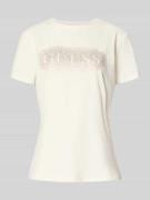 T-shirt met labeldetail, model 'INGRID'