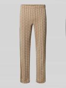 Regular fit sweatpants met katoen