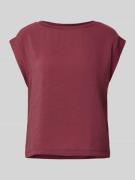 T-shirt met kapmouwen, model 'Silkisi'