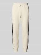 Regular fit sweatpants met tunnelkoord, model 'Train'