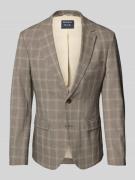 Slim fit colbert met reverskraag