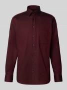 Modern fit zakelijk overhemd met kentkraag