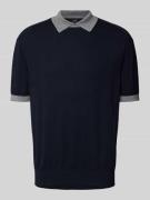 Regular fit poloshirt met contrastgarnering