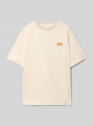 T-shirt met labelstitching, model 'TAVIRA'