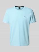 Regular fit T-shirt van katoenmix, model 'TAUL'