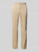 Relaxed fit broek van katoenmix