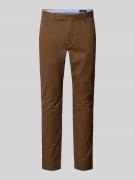 Stoffen broek met achterzakken