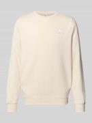 Sweatshirt met labelstitching