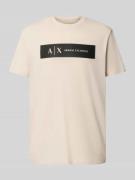 Regular fit T-shirt van puur katoen met logoprint