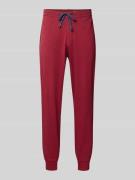 Joggingbroek met elastische band en tunnelkoord