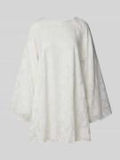 Mini-jurk met vetersluiting aan de achterkant