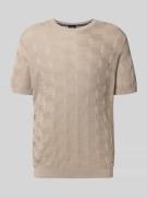 Gebreid shirt met ronde hals, model 'Mailon'