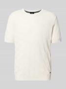 Gebreid shirt met ronde hals, model 'Mailon'