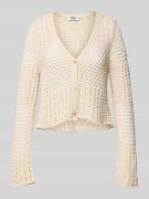 Relaxed fit gebreid jack met katoen, model 'NOLET'