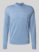 Gebreide pullover met ribboorden