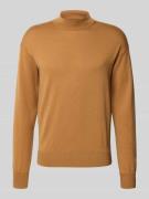 Gebreide pullover met ribboorden