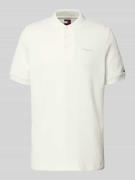 Regular fit poloshirt met wafelstructuur