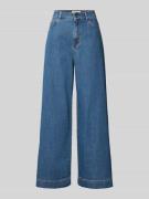 Wide leg jeans van puur katoen, model 'VEGA'
