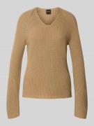 Regular fit gebreide pullover van zuiver katoen