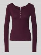 Slim fit shirt met lange mouwen van katoenmix, model 'KITTE'