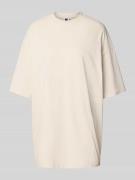 Oversized T-shirt met labelprint