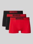Boxershort met logostitching in een set van 3 paar, model 'Damien'