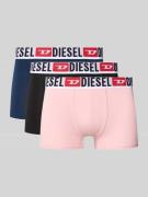 Boxershort met logostitching in een set van 3 paar, model 'Damien'