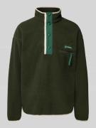 Sweatshirt met opstaande kraag