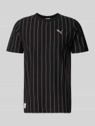 Regular fit T-shirt met logostitching, model 'Class'