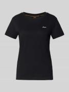 Regular fit T-shirt van puur katoen