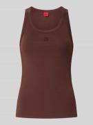 Regular fit tanktop van katoenmix, model 'DATAMIA'