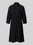 Knielange jurk met ritssluiting