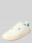 Sneakers met vetersluiting en labeldetails, model 'PARK ST 2.0'