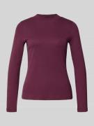 Shirt met lange mouwen en opstaande kraag